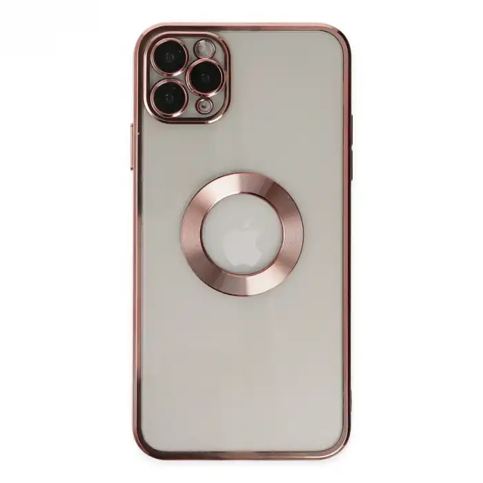 Apple İphone 11 Pro Kılıf Slot Silikon - Rose Gold