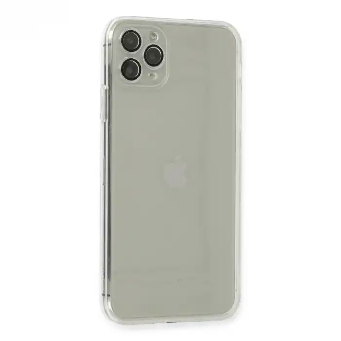 Apple İphone 11 Pro Max Kılıf Fly Lens Silikon - Şeffaf