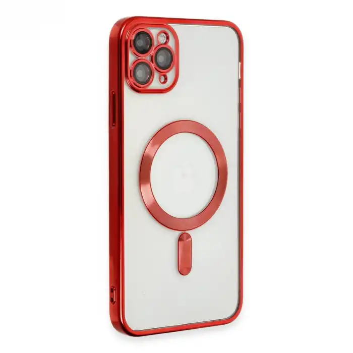 Apple İphone 11 Pro Max Kılıf Kross Magneticsafe Kapak - Kırmızı