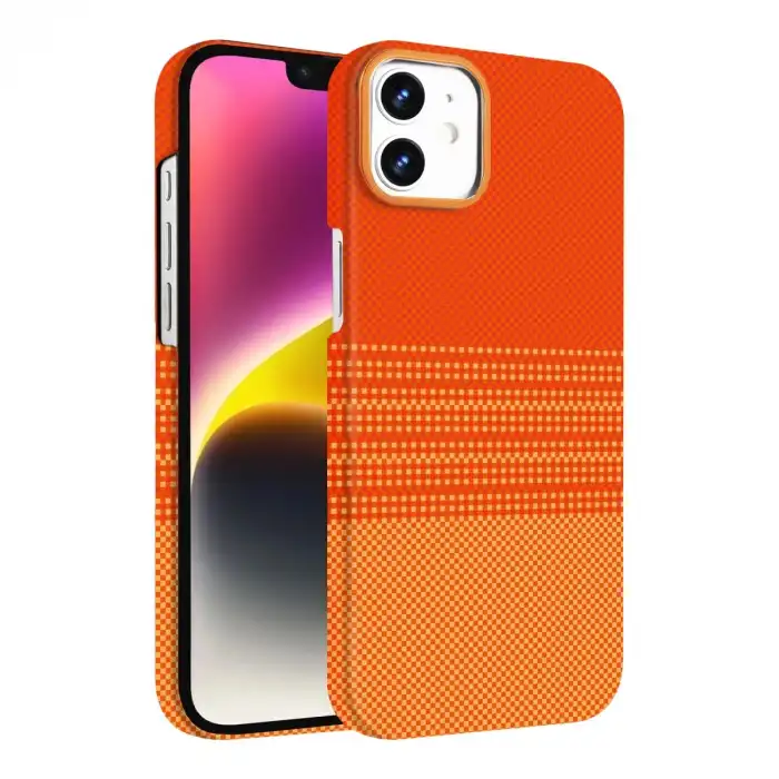 Apple İphone 11 Vega Magsafe Kapak - Turuncu