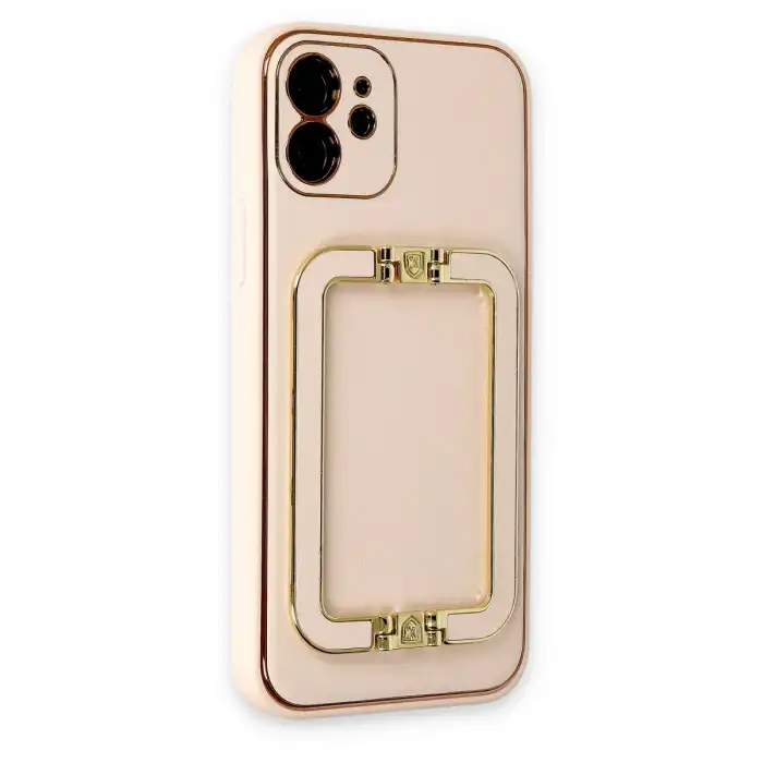 Apple İphone 12 Kılıf Coco Elit Kapak - Gold