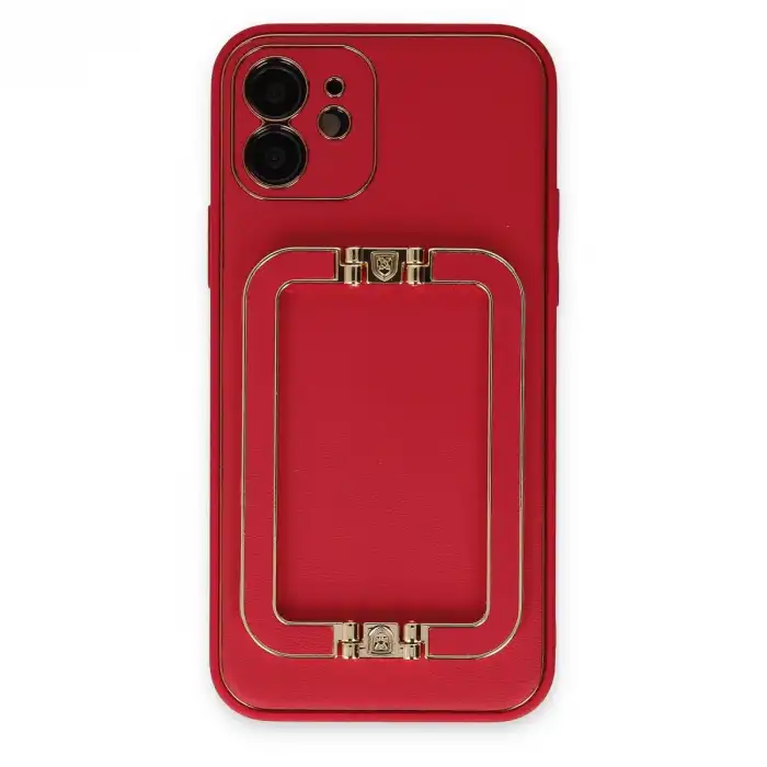 Apple İphone 12 Kılıf Coco Elit Kapak - Kırmızı