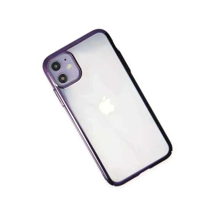 Apple İphone 12 Kılıf Element Silikon - Mor