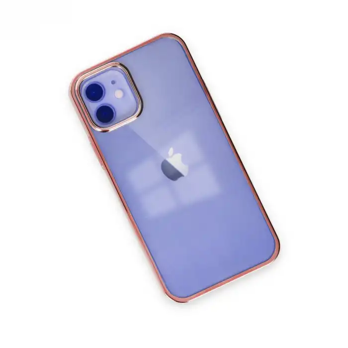 Apple İphone 12 Kılıf Element Silikon - Pembe
