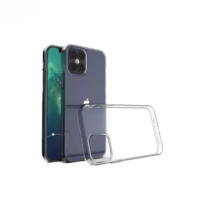 Apple İphone 12 Kılıf Lüx Şeffaf Silikon
