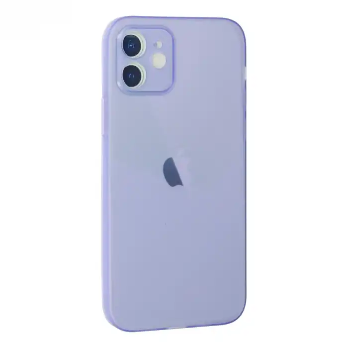 Apple İphone 12 Kılıf Puma Silikon - Mor