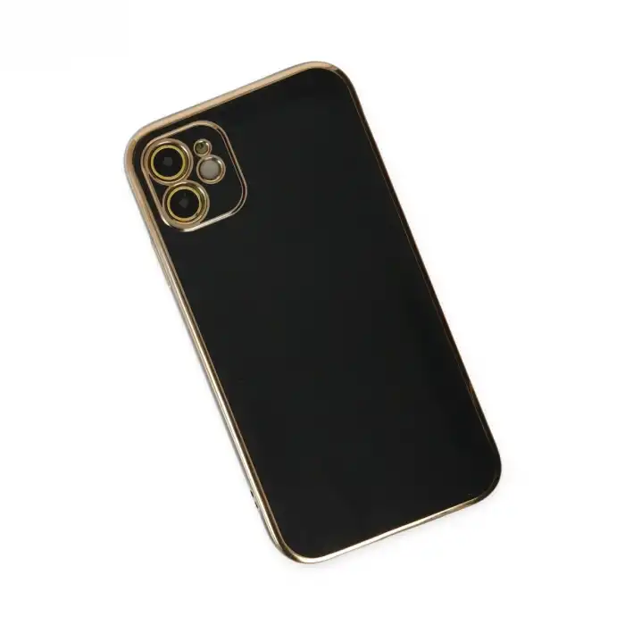 Apple İphone 12 Kılıf Volet Silikon - Siyah