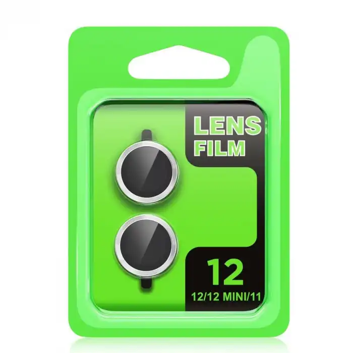 Apple İphone 12 Mini Raze Metal Kamera Lens - Mavi