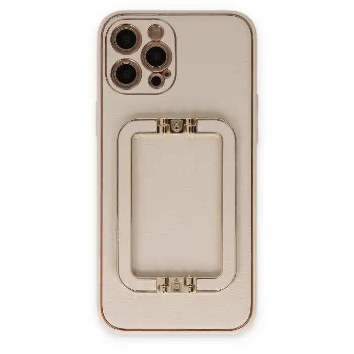 Apple İphone 12 Pro Kılıf Coco Elit Kapak - Gold