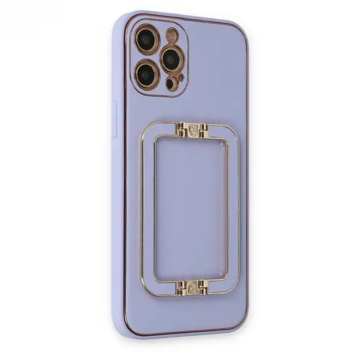 Apple İphone 12 Pro Kılıf Coco Elit Kapak - Lila