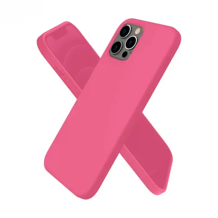 Apple İphone 12 Pro Kılıf First Silikon - Pembe