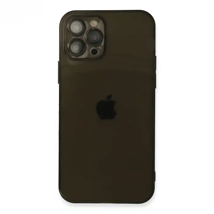 Apple İphone 12 Pro Kılıf Fly Lens Silikon - Siyah