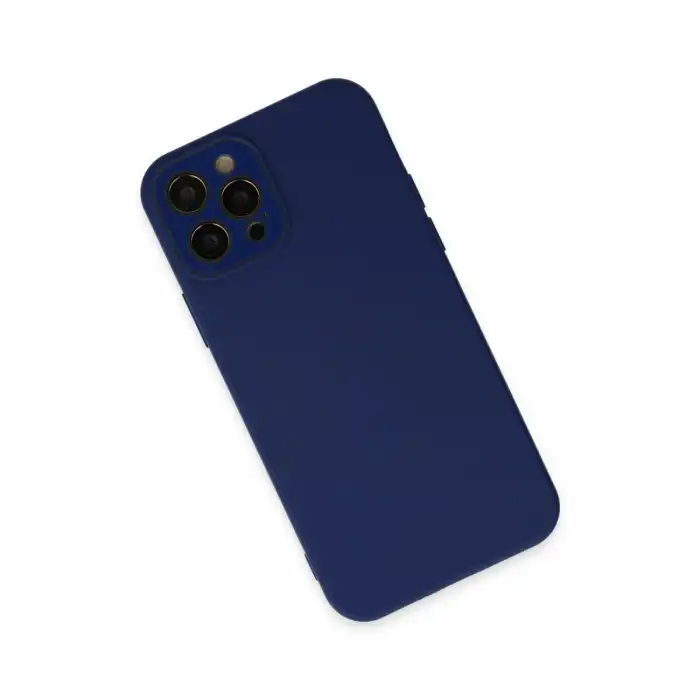 Apple İphone 12 Pro Kılıf Lansman Glass Kapak - Sky Blue