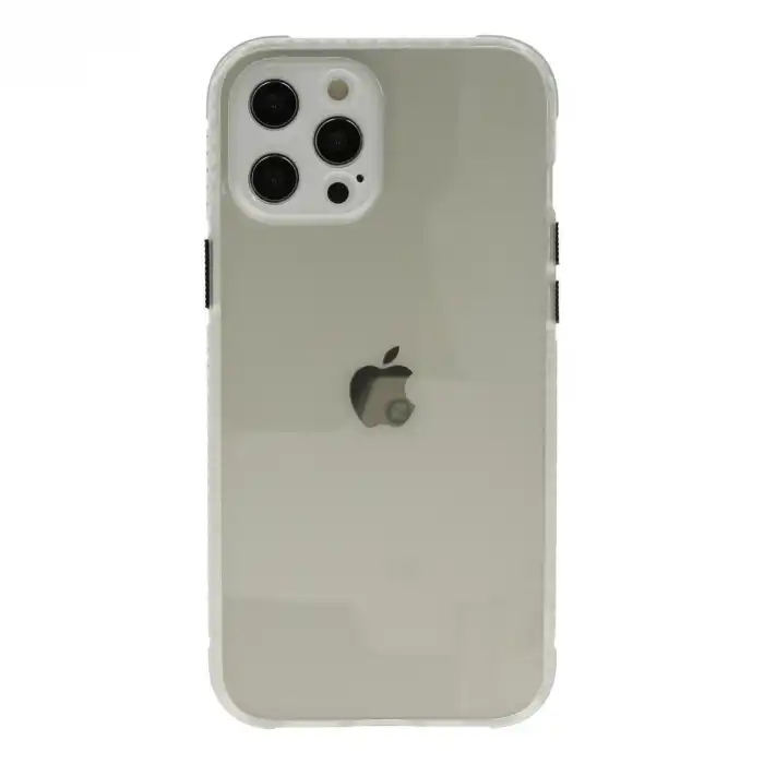 Apple İphone 12 Pro Kılıf Miami Şeffaf Silikon - Şeffaf