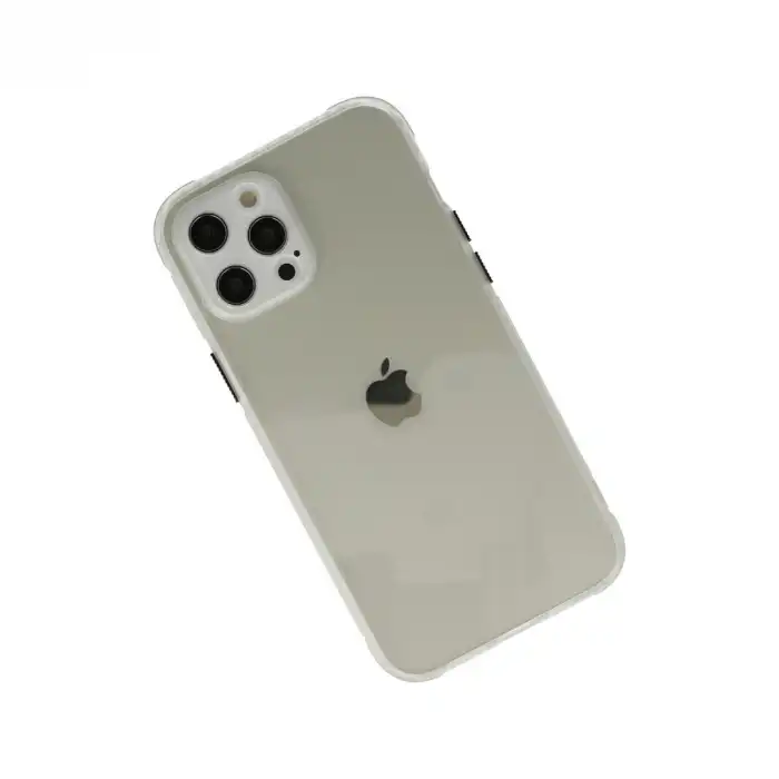 Apple İphone 12 Pro Kılıf Miami Şeffaf Silikon - Şeffaf