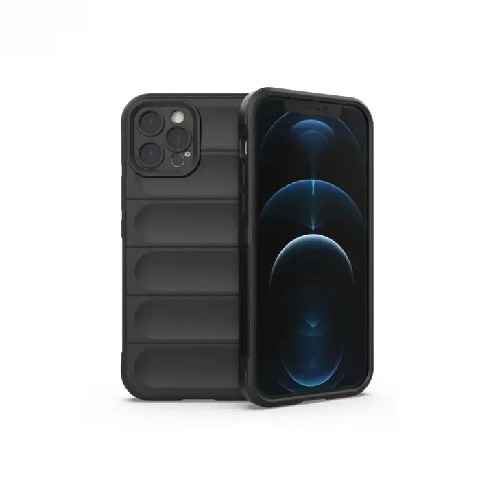 Apple İphone 12 Pro Kılıf Optimum Silikon - Siyah
