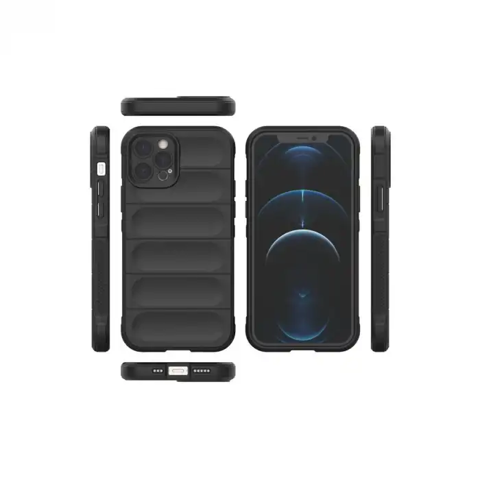 Apple İphone 12 Pro Kılıf Optimum Silikon - Siyah