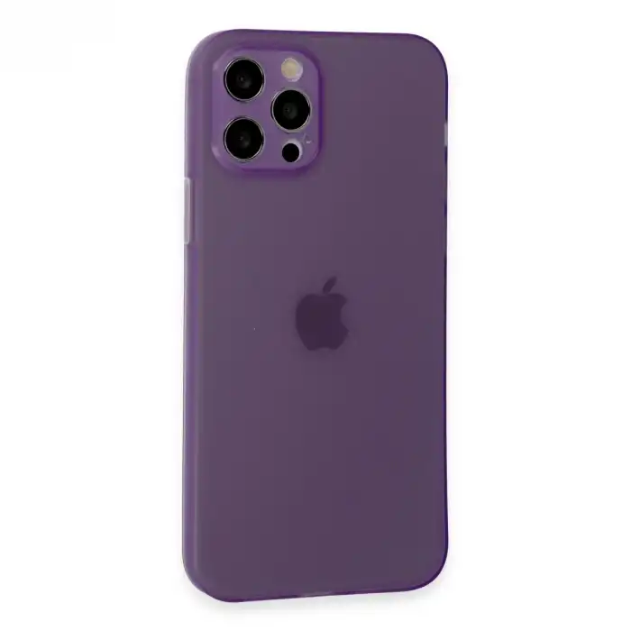 Apple İphone 12 Pro Kılıf Puma Silikon - Koyu Mor