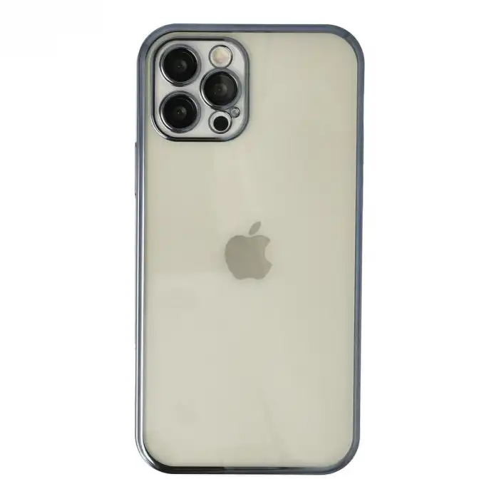 Apple İphone 12 Pro Kılıf Razer Lensli Silikon - Lacivert