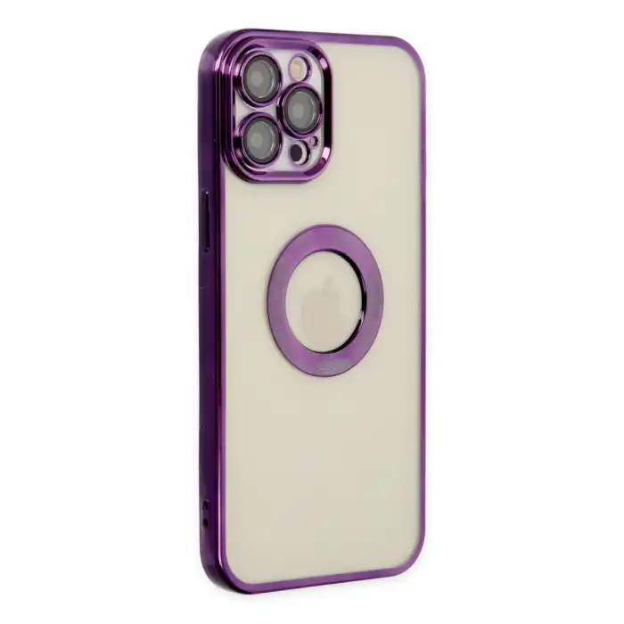 Apple İphone 12 Pro Kılıf Slot Silikon - Mor