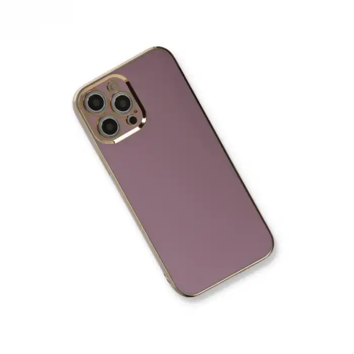 Apple İphone 12 Pro Kılıf Volet Silikon - Mor