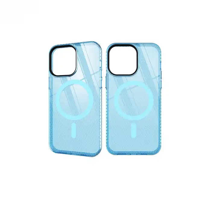 Apple İphone 12 Pro Max Kılıf Beta Magneticsafe Silikon - Mavi