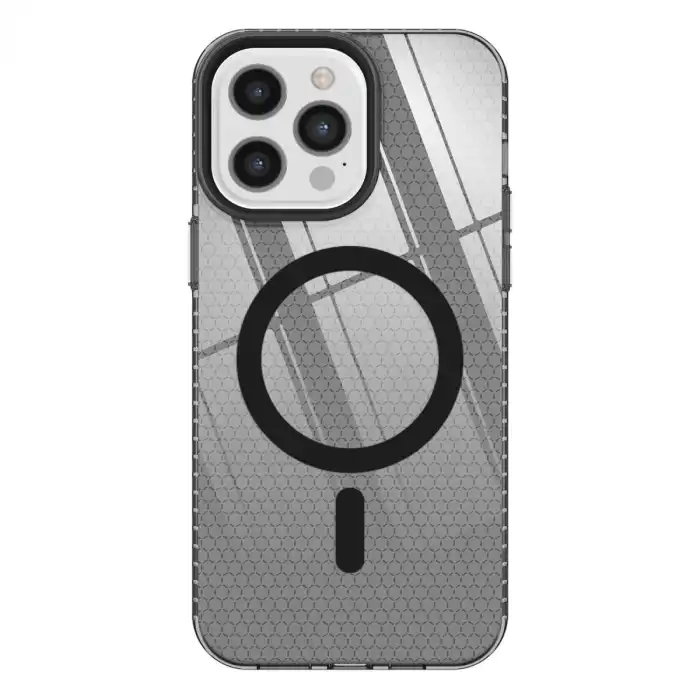 Apple İphone 12 Pro Max Kılıf Beta Magneticsafe Silikon - Siyah
