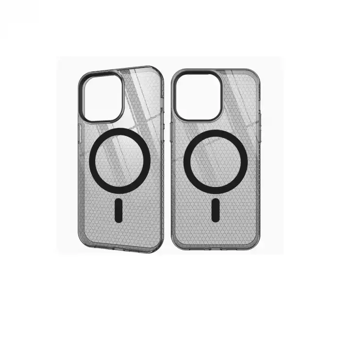 Apple İphone 12 Pro Max Kılıf Beta Magneticsafe Silikon - Siyah