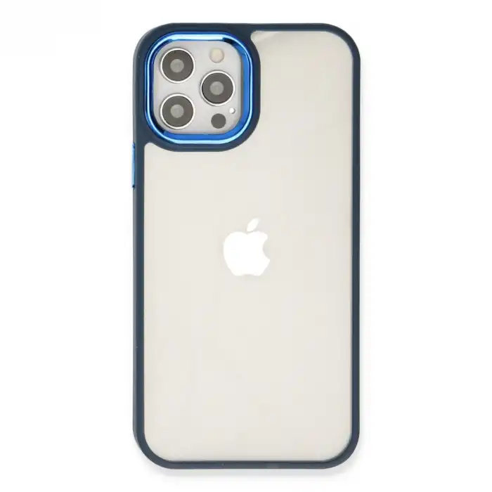 Apple İphone 12 Pro Max Kılıf Dora Kapak - Mavi