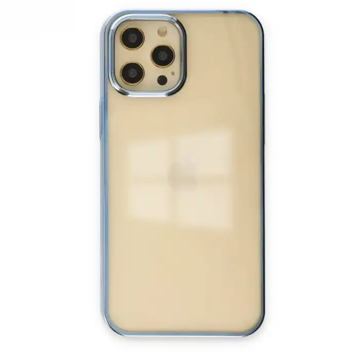 Apple İphone 12 Pro Max Kılıf Element Silikon - Mavi