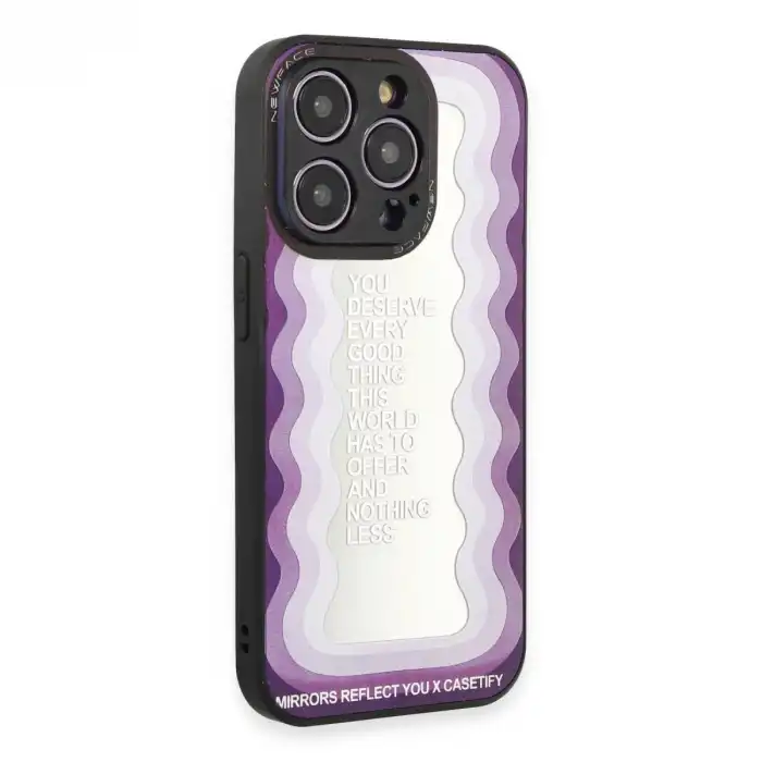 Apple İphone 12 Pro Max Kılıf Mirror Desenli Kapak - Mirror - 5