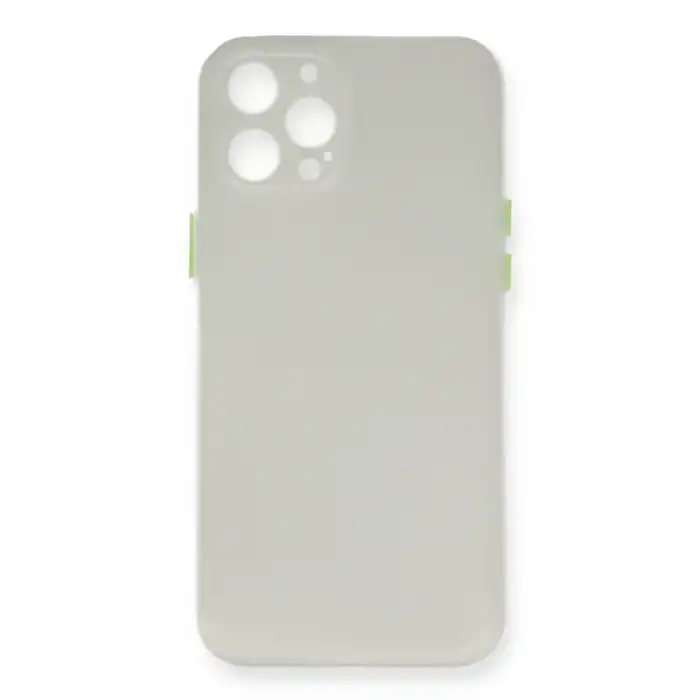 Apple İphone 12 Pro Max Kılıf Pp Ultra İnce Kapak - Beyaz