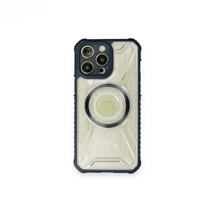 Apple İphone 12 Pro Max Kılıf Prag Magneticsafe Kapak - Lacivert