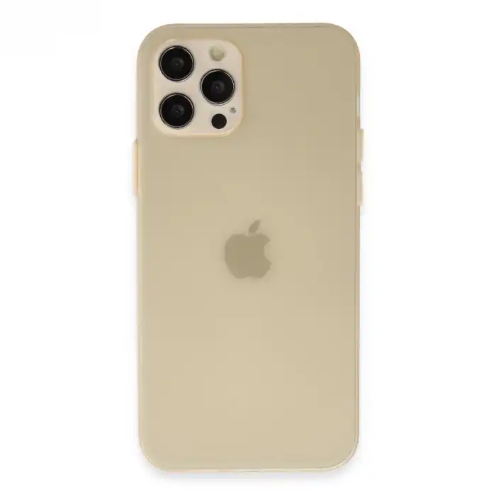 Apple İphone 12 Pro Max Kılıf Puma Silikon - Gold