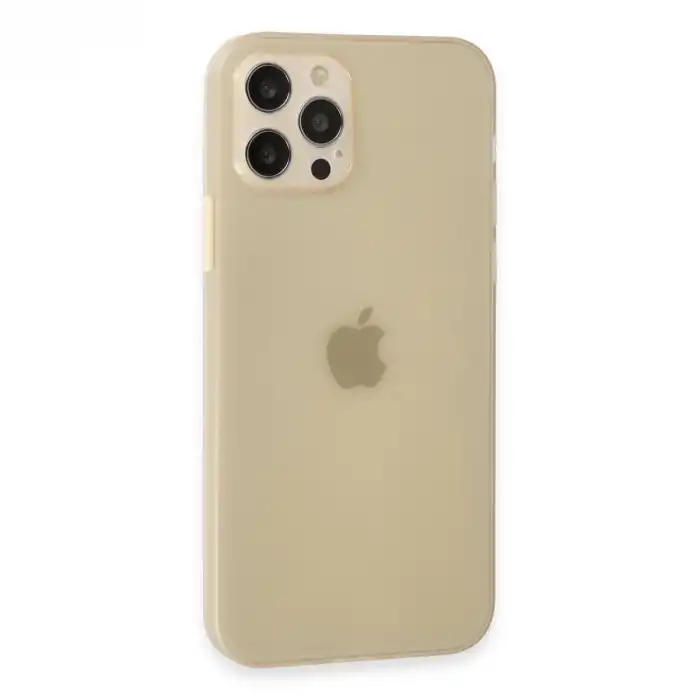 Apple İphone 12 Pro Max Kılıf Puma Silikon - Gold