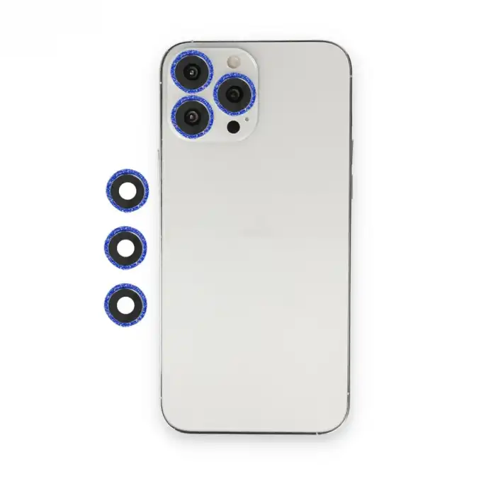 Apple İphone 12 Pro Max Shine Kamera Lens - Lacivert