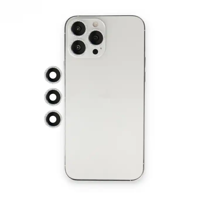 Apple İphone 12 Pro Shine Kamera Lens - Gümüş