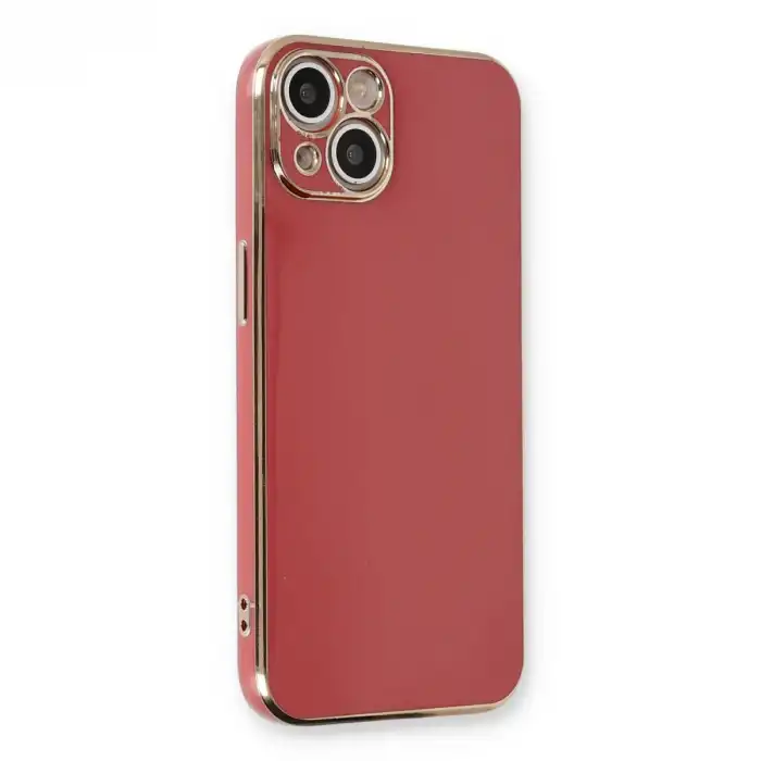 Apple İphone 13 Kılıf Volet Silikon - Kırmızı