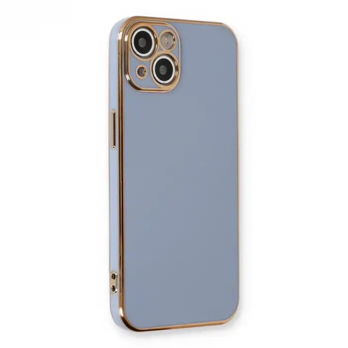 Apple İphone 13 Kılıf Volet Silikon - Mavi