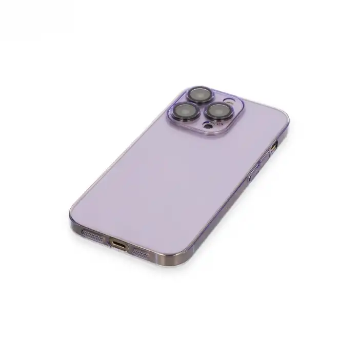 Apple İphone 13 Pro Kılıf Armada Lensli Kapak - Lila