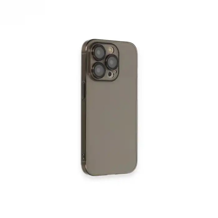 Apple İphone 13 Pro Kılıf Armada Lensli Kapak - Siyah