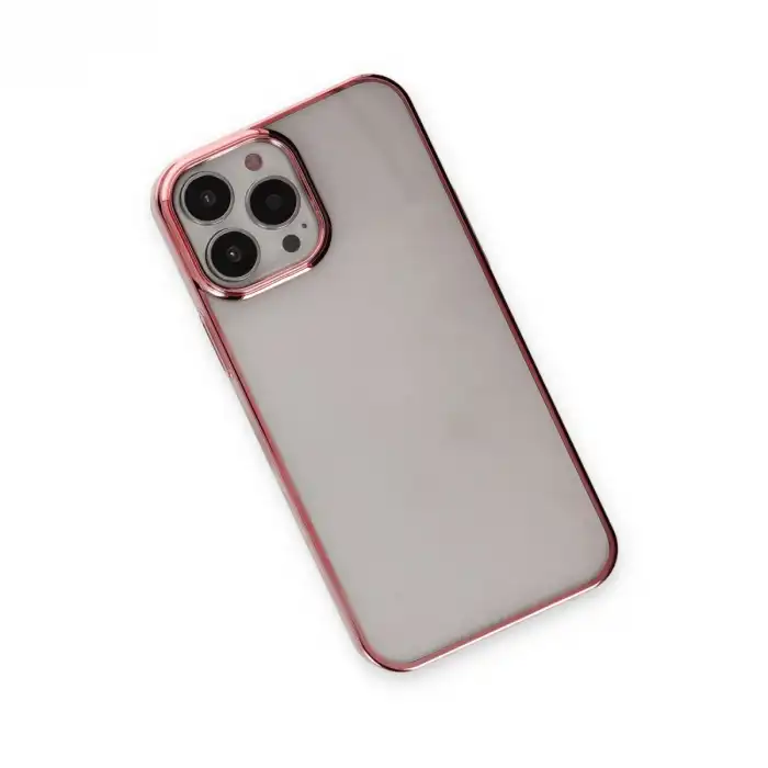 Apple İphone 13 Pro Kılıf Element Silikon - Pembe