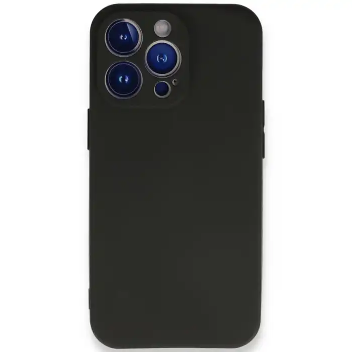 Apple İphone 13 Pro Kılıf First Silikon - Siyah