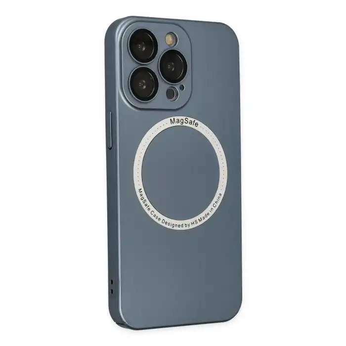 Apple İphone 13 Pro Kılıf Jack Magneticsafe Lens Silikon - Sierra Blue