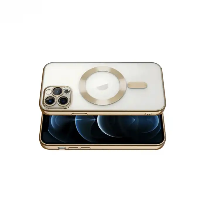 Apple İphone 13 Pro Kılıf Kross Magneticsafe Kapak - Gold