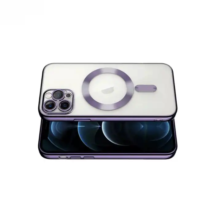 Apple İphone 13 Pro Kılıf Kross Magneticsafe Kapak - Mor