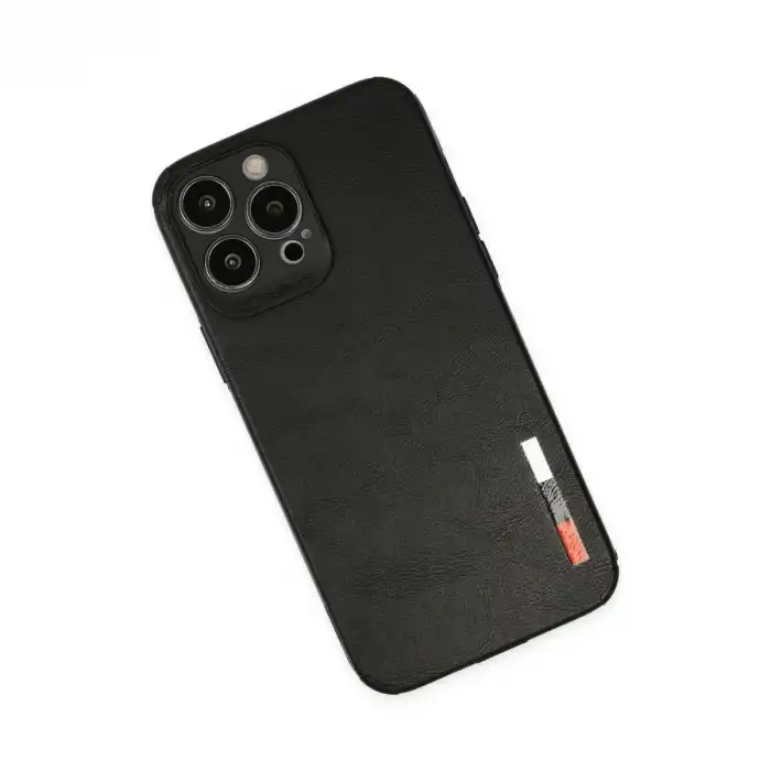 Apple İphone 13 Pro Kılıf Loop Deri Silikon - Siyah
