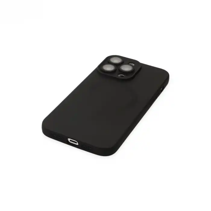 Apple İphone 13 Pro Kılıf Moshi Lens Magneticsafe Silikon - Siyah