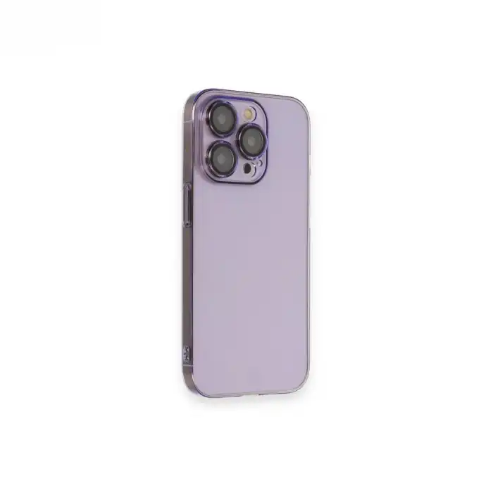 Apple İphone 13 Pro Max Kılıf Armada Lensli Kapak - Lila