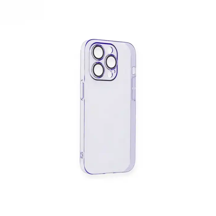 Apple İphone 13 Pro Max Kılıf Armada Lensli Kapak - Lila